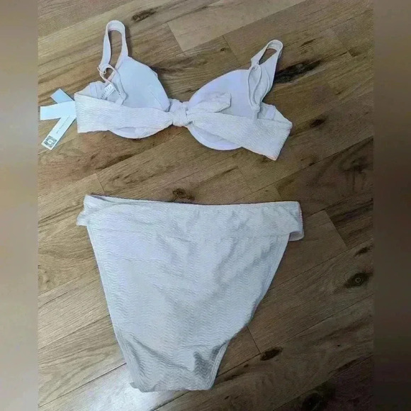 NWT SANCTUARY Bikini size XL top and bottom color  beige very Nice ! - Picture 4 of 11